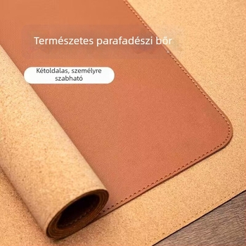 Bőrből készült asztali matt, dupla oldalú, csúszásmentes, varrásos kivitel, logó nyomtatására lehetőség (102-es modell)