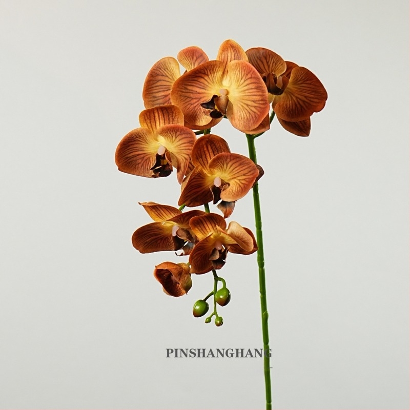 Mesterséges Phalaenopsis orchidaflóra – PVC anyag, gyártási kód 19040010902, márka Good character, faj Phalaenopsis