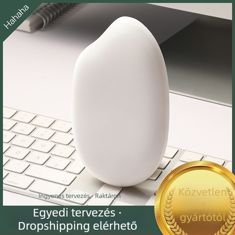 Egérpad csuklótámaszos asztali – DM-001, gumitalap, OEM testreszabás, logó nyomtatása elérhető