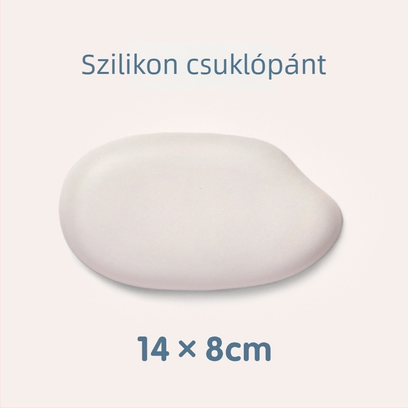 Egérpad csuklótámaszos asztali – DM-001, gumitalap, OEM testreszabás, logó nyomtatása elérhető