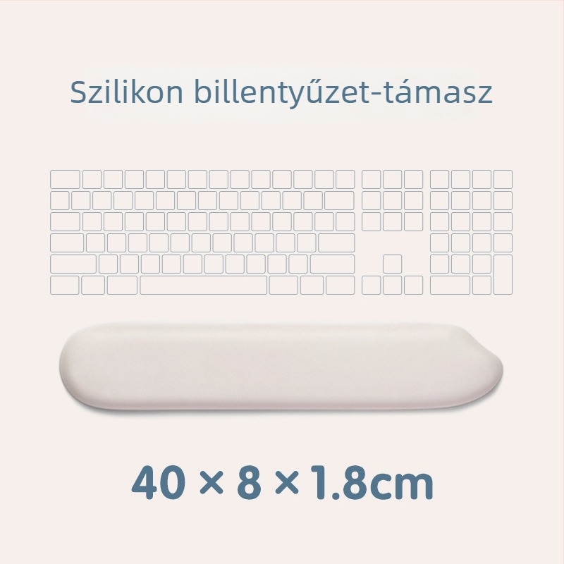 Egérpad csuklótámaszos asztali – DM-001, gumitalap, OEM testreszabás, logó nyomtatása elérhető