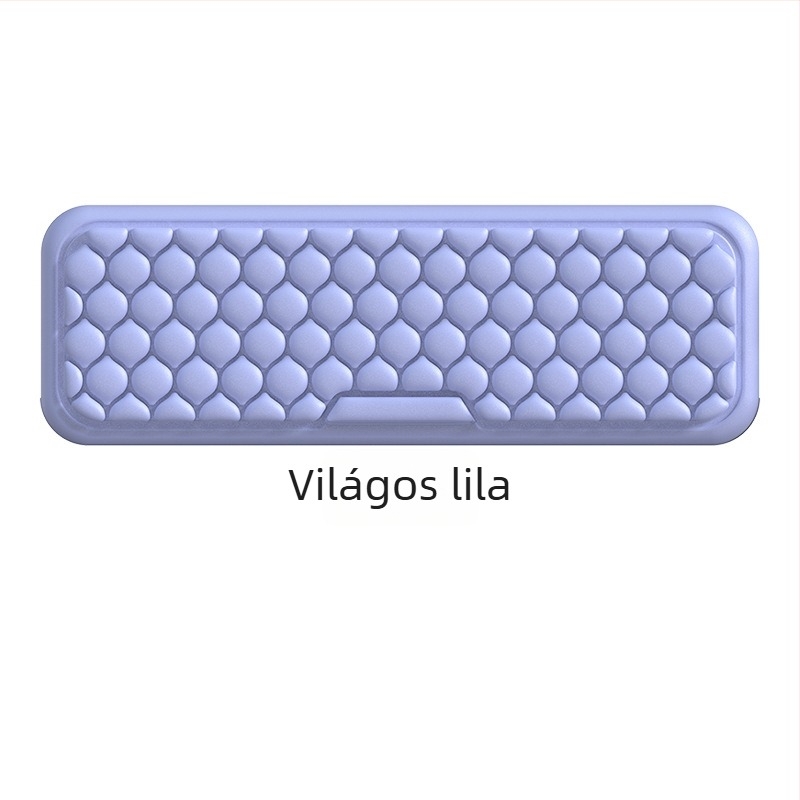 L-alakú memóriás habos csukló- és könyöktámasz – kettős funkciójú asztali matrac, kéztámasz, logónyomás lehetősége