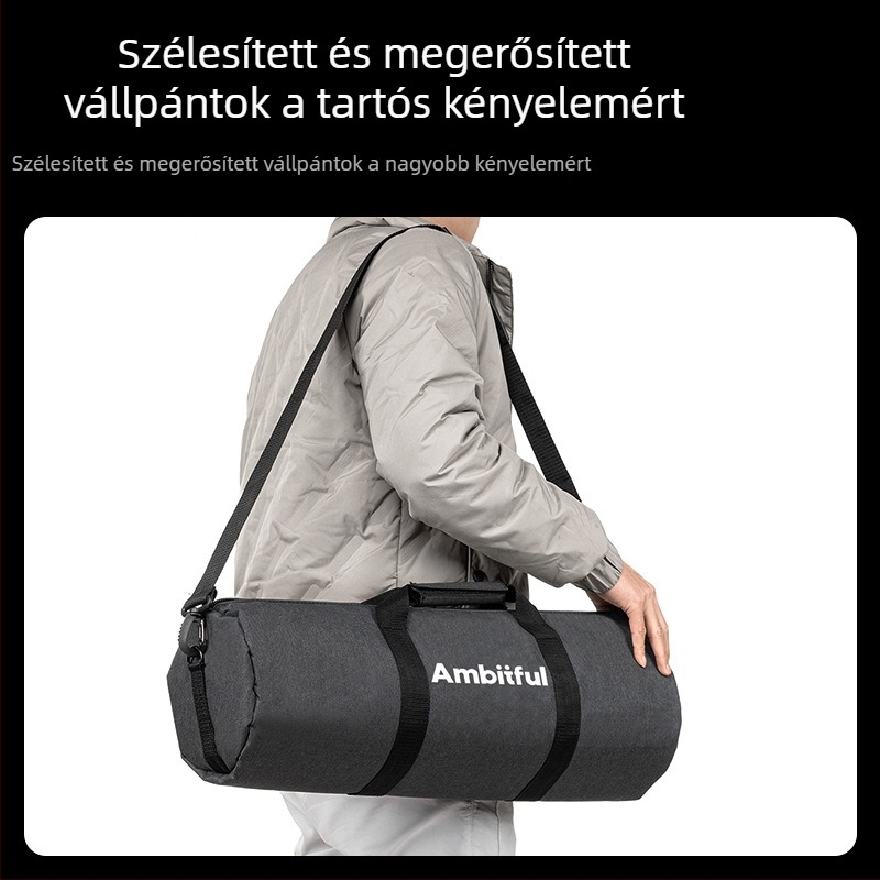 Tripod és lámpatartó állványtáska, korszerűsített vastagabb és szélesebb kialakítás, nagy kapacitású, Oxford vászon