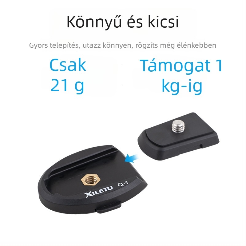 Gyorskioldó alap készlet sportkamerákhoz (Insta360) — nylon test, logó nyomtatás, Xiletu csomagolás, országos garancia