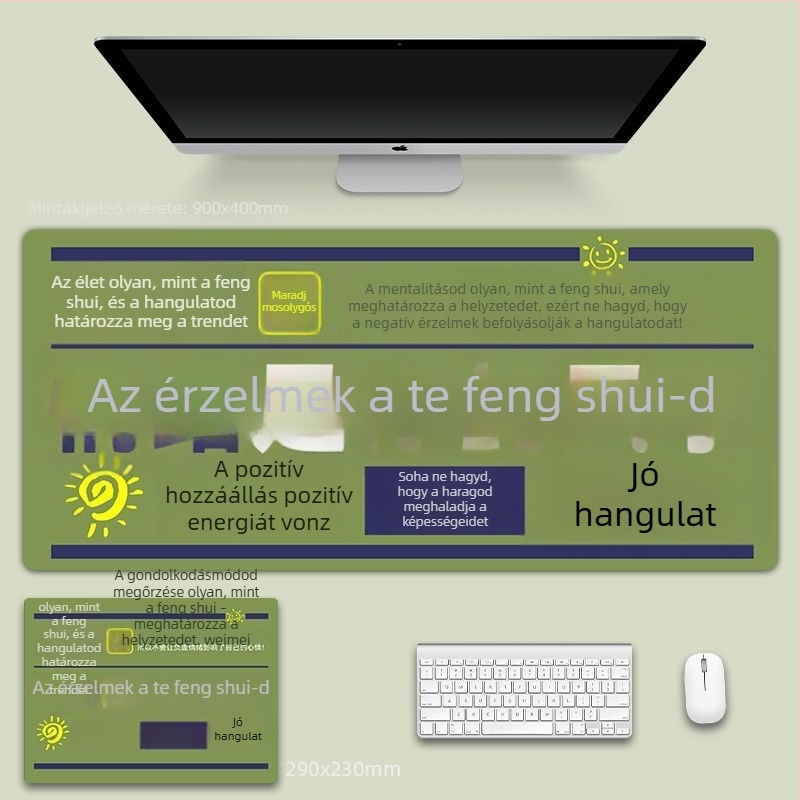 Diatomos agyagból készült egérpad, vastag irodai asztali pad, csúszásmentes, szennyeződés-álló