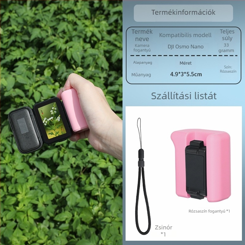 Mágneses gyorskioldó keret fogantyúval DJI Nano akciókamera számára (Márka: Dji nano; Modell: Dji nano; Alkalmazható modellek: Dji nano; Anyag: Műanyag)