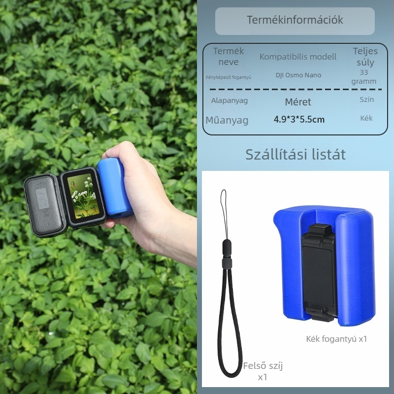 Mágneses gyorskioldó keret fogantyúval DJI Nano akciókamera számára (Márka: Dji nano; Modell: Dji nano; Alkalmazható modellek: Dji nano; Anyag: Műanyag)