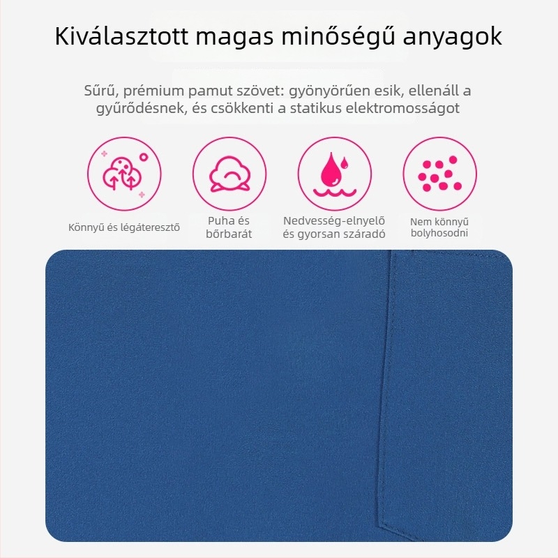 Uniszex orvosi scrub szett – gyorsan száradó, anti-statikus, rövid ujjú V-nyakú felső és nadrág, poliészter-spandex keverék (≥95% poliészter), nedvességelvezetés