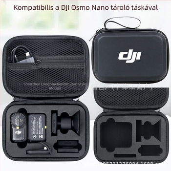 Osmo Nano akciókamera tároló táska – PU anyag, 166 g, kompatibilis Osmo Nano-val
