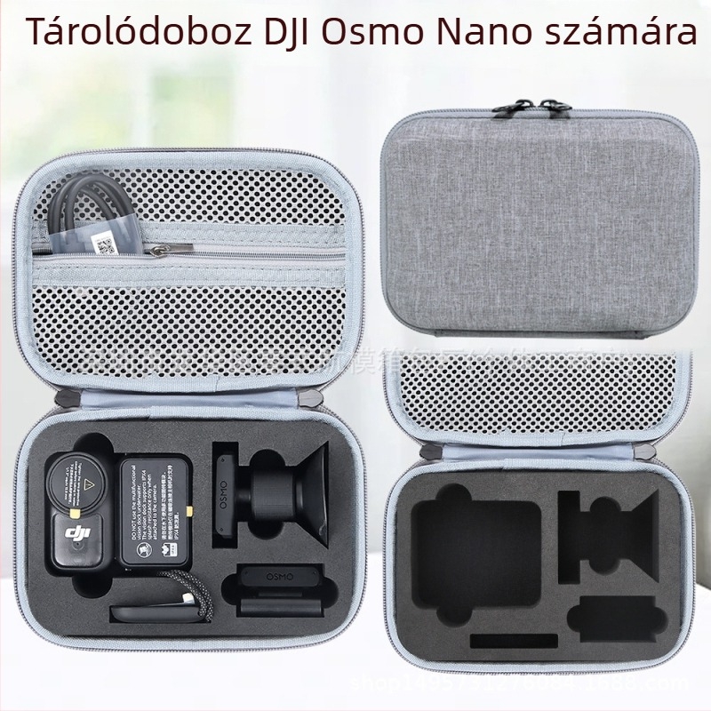 Osmo Nano akciókamera tároló táska – PU anyag, 166 g, kompatibilis Osmo Nano-val