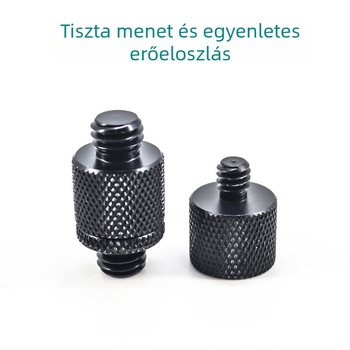 Kamera csavar, 1/4-es átalakító, alumíniumötvözet, terhelhetőség 2–5 kg, súly 0,0084 kg