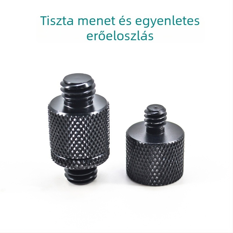 Kamera csavar, 1/4-es átalakító, alumíniumötvözet, terhelhetőség 2–5 kg, súly 0,0084 kg