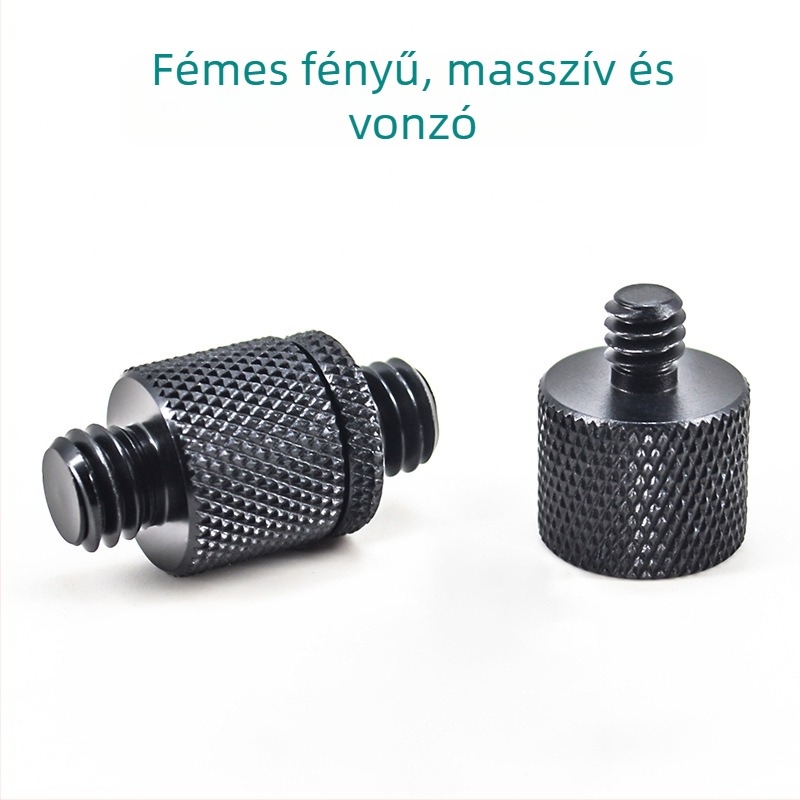 Kamera csavar, 1/4-es átalakító, alumíniumötvözet, terhelhetőség 2–5 kg, súly 0,0084 kg