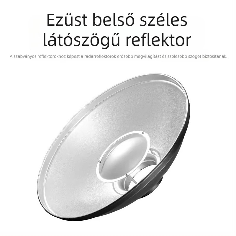 Radome méhsejt hálóval ellátott textilborítás stúdió világításhoz, alumíniumötvözet