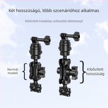 Motorkerékpárhoz való telefon-tartó 25 mm golyófej-adapterrel – LL8-1, alumínium-nylon ötvözet, egyetlen kattintásos gyorskioldó