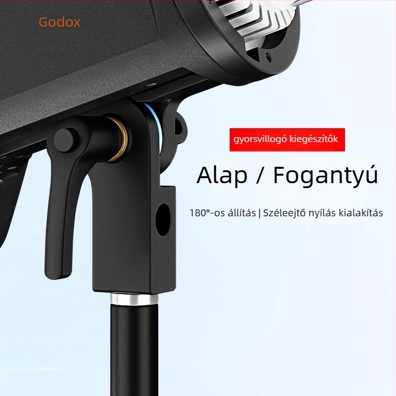 Fotózási vaku alap, 200W, menetes csatlakozás, kompatibilis SK400II és SL60