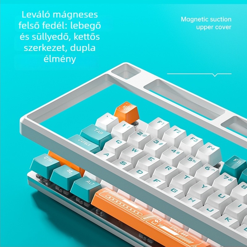 Tarantula F2088pro Játékos mechanikus billentyűzet — 108 gomb, vezetékkel, mechanikus kapcsolók, ABS injektált anyag, 1 év garancia