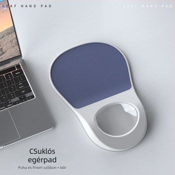 X3 modell; Szilikon ergonómikus csuklópárna egérhez; egyoldalas; logó nyomtatás; OEM testreszabás