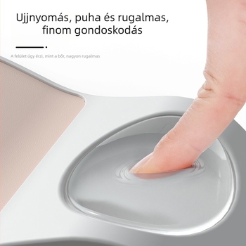 X3 modell; Szilikon ergonómikus csuklópárna egérhez; egyoldalas; logó nyomtatás; OEM testreszabás
