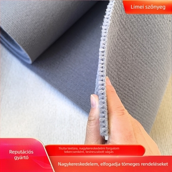 Csíkos vastagított teljes tekercses szőnyeg, poliészter, kötött, négyszögletes alakú, stúdió, iroda és hálószoba