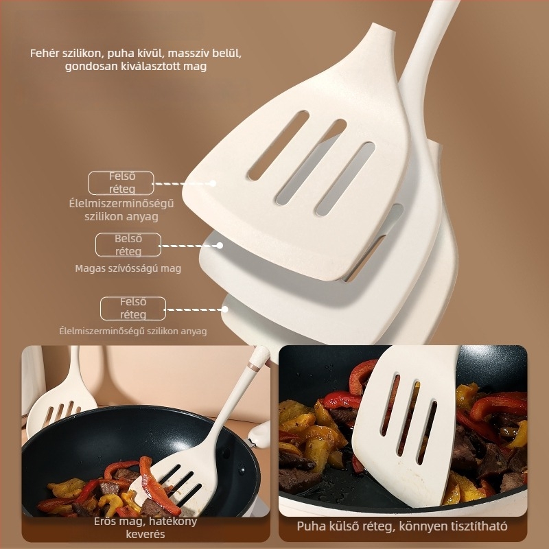 Deshun szilikon konyhai spatula készlet – hőálló, élelmiszer-minőségű