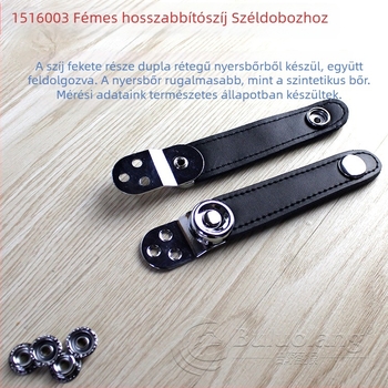 Bellows Buckle Akkordionhoz – Bőrből, Modell 1516003, BULUOLANG, Nyugati billentyűs hangszerekhez tartozék