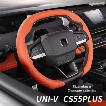 Changan Uni V kormányfedél – Nappa bőr, kézi varrás, minden évszakban, kompatibilis Eado, CS55Plus, Uni K