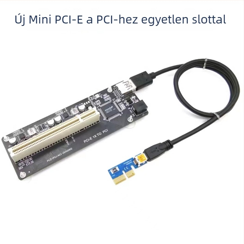 Adapterkár USB-PCI videófelvételhez és vezérléshez, CX12, ASM1083, rézmag, átviteli sebesség 500