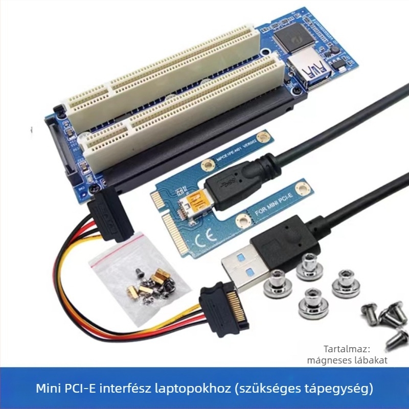 Adapterkár USB-PCI videófelvételhez és vezérléshez, CX12, ASM1083, rézmag, átviteli sebesség 500