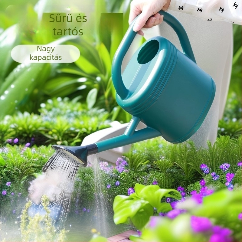 PE műanyag öntöző kanna – típus: kanna/öntözéses zuhany, otthoni kertészkedéshez és közterületi zöldterületekhez
