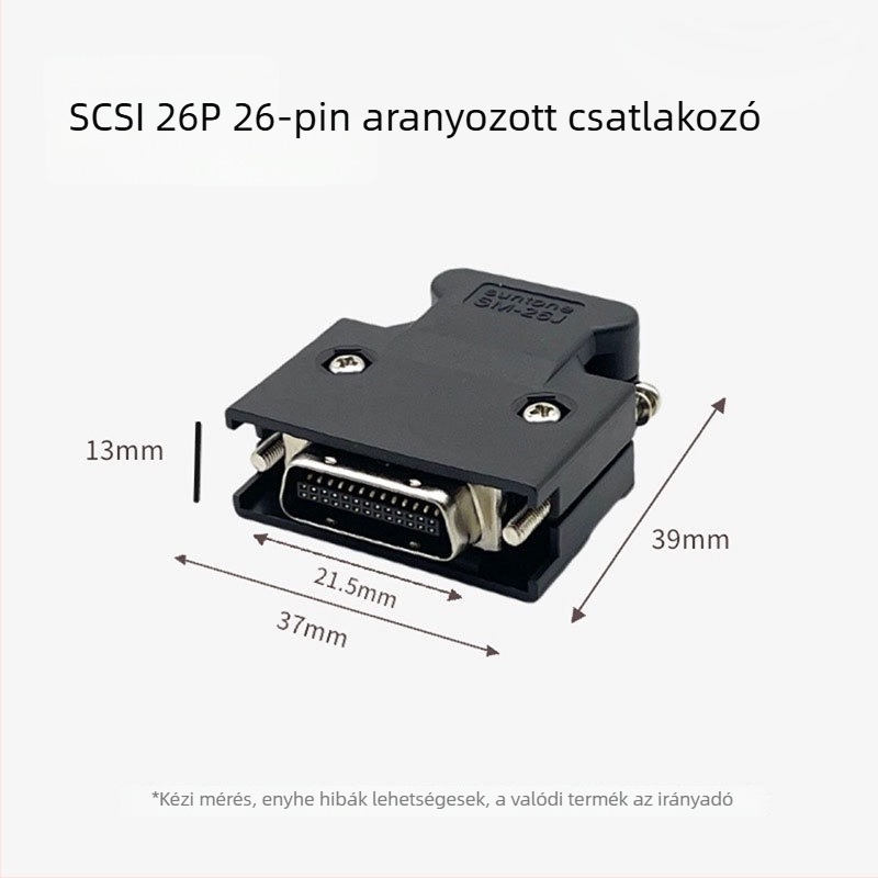 SCSICN14/20/26/36/50 szervo dugó SCSI csatlakozóhoz – ipari csatlakozók, réz vezeték, ISO tanúsított, 3000 dugó, OEM elérhető
