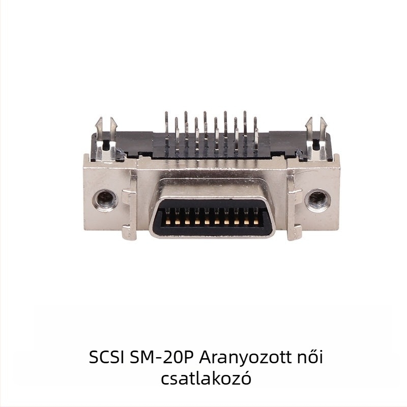 SCSICN14/20/26/36/50 szervo dugó SCSI csatlakozóhoz – ipari csatlakozók, réz vezeték, ISO tanúsított, 3000 dugó, OEM elérhető