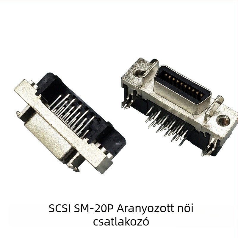SCSICN14/20/26/36/50 szervo dugó SCSI csatlakozóhoz – ipari csatlakozók, réz vezeték, ISO tanúsított, 3000 dugó, OEM elérhető