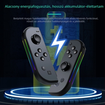 JC112 játékkontroller Switchhez Type-C interfésszel, 6-tengelyes mozgásérzékelő és rezgés