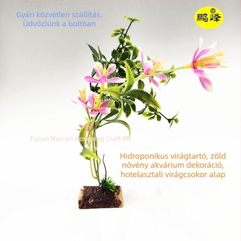 Gyantából készült alap hidroponikus növénykiállításokhoz és akváriumi tájépítéshez | Pengfeng | gyanta dísztárgyak | Új kínai stílus