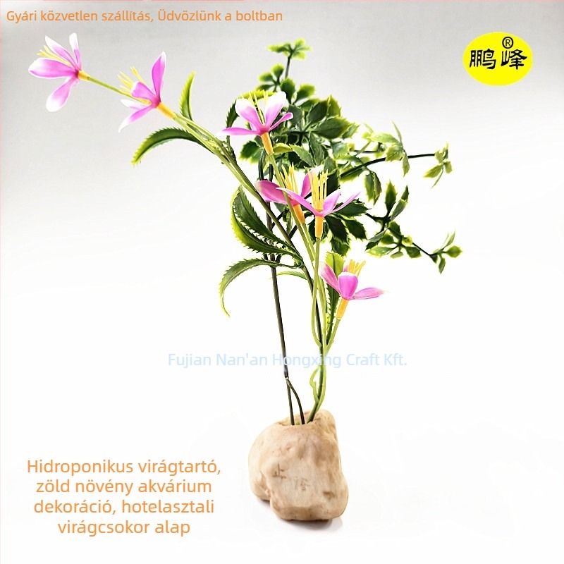 Gyantából készült alap hidroponikus növénykiállításokhoz és akváriumi tájépítéshez | Pengfeng | gyanta dísztárgyak | Új kínai stílus