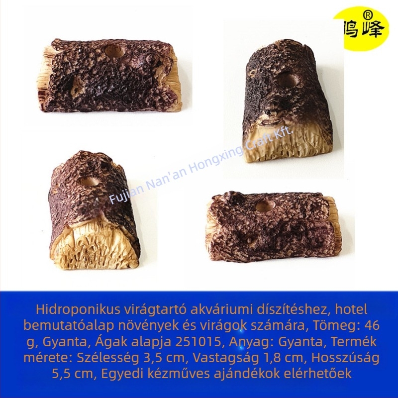 Gyantából készült alap hidroponikus növénykiállításokhoz és akváriumi tájépítéshez | Pengfeng | gyanta dísztárgyak | Új kínai stílus
