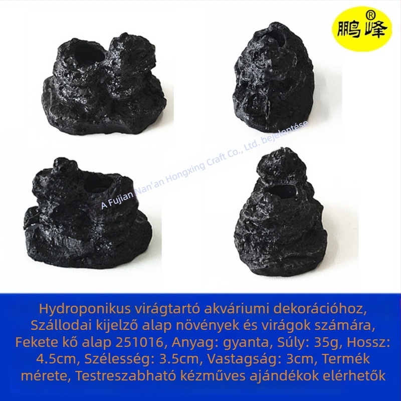 Gyantából készült alap hidroponikus növénykiállításokhoz és akváriumi tájépítéshez | Pengfeng | gyanta dísztárgyak | Új kínai stílus