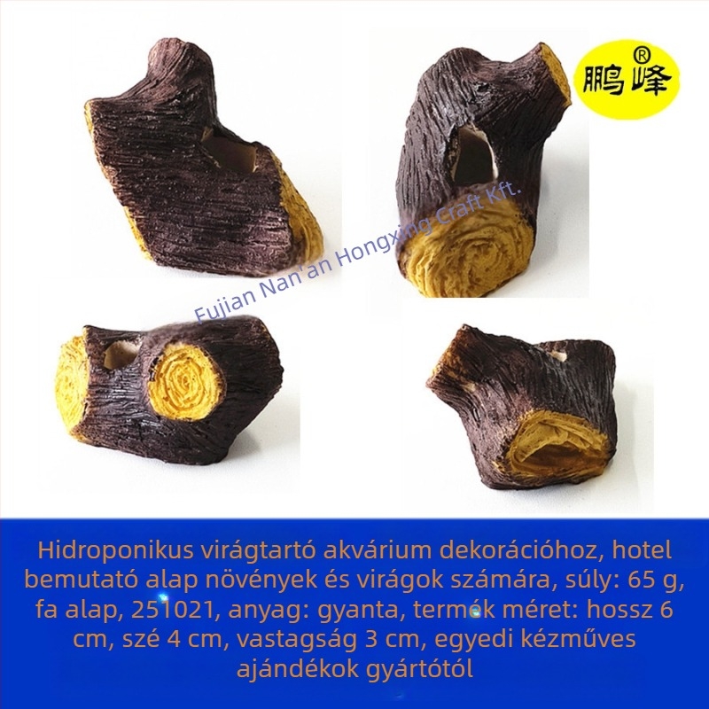 Gyantából készült alap hidroponikus növénykiállításokhoz és akváriumi tájépítéshez | Pengfeng | gyanta dísztárgyak | Új kínai stílus