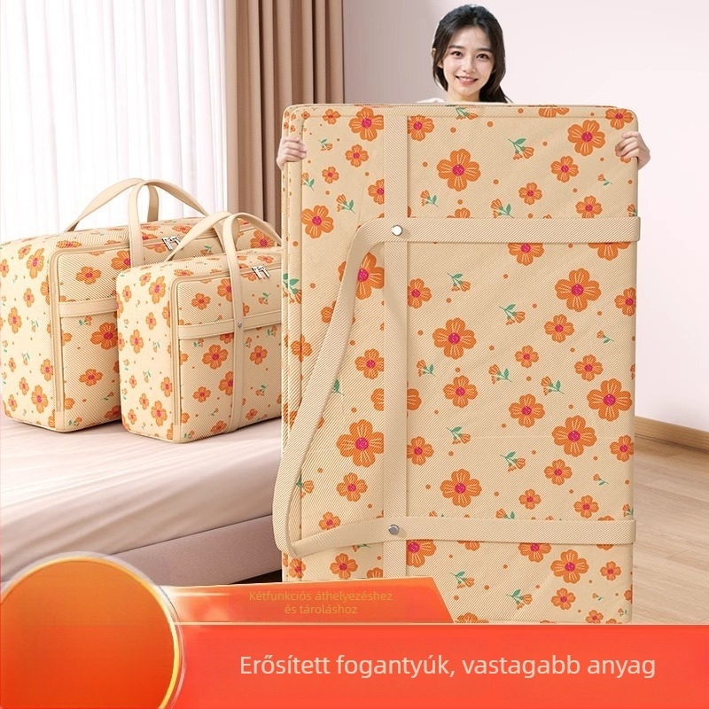 Kub alakú ruhatároló táska nem szövött anyagból, nedvességálló, nagy kapacitás, többfunkciós, ideális költözéshez és otthoni szervezéshez