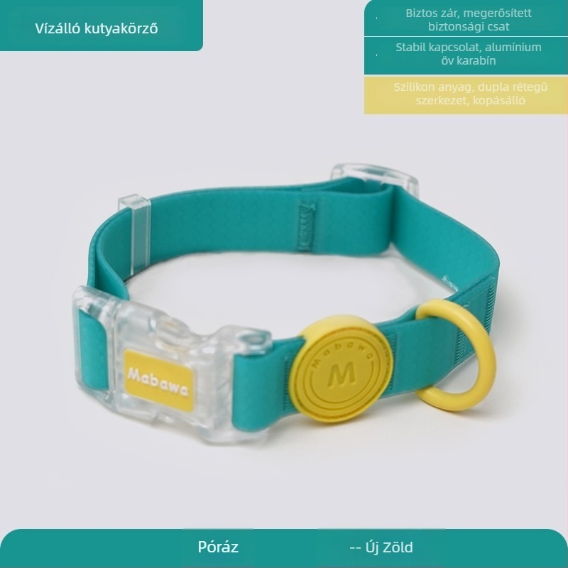 Vízálló nylon kutyanyakörv és póráz – kicsi, közepes és nagy testű kutyáknak