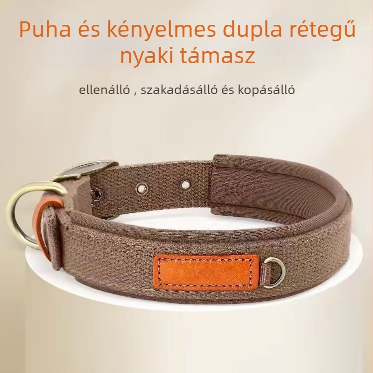 Kutyanyakörv kétoldalas dizájnnal, poliészter anyag, univerzális illeszkedés, kínai stílus