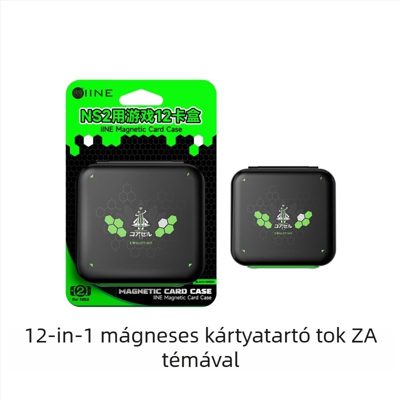 Switch2 konzolához kiegészítő készlet: tároló táska, védőház, temperált kijelzővédő fólia, joystick sapkák, EVA anyag