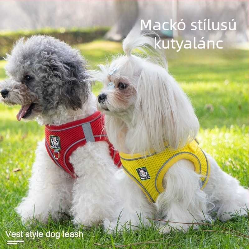 Mellkas hám kutyáknak behúzható pórázzal – Poliészter, Márka: Collaborative
