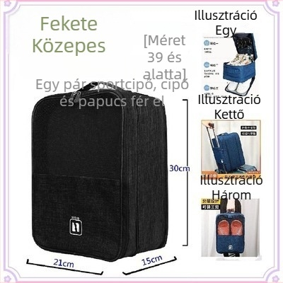 Poliéester cipő tároló, helytakarékos, porálló, multifunkcionális utazáshoz, 50 darab cipődoboz készlet