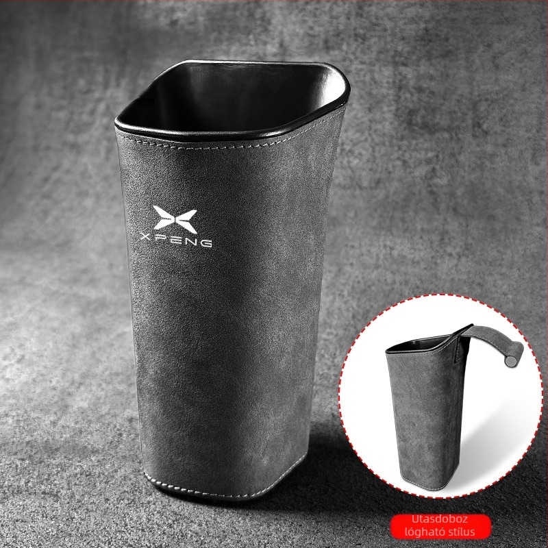 Autó belső kartámasz tároló doboz — vízálló velúr bőr, függő kivitel, logóval testreszabható, általános kompatibilitás