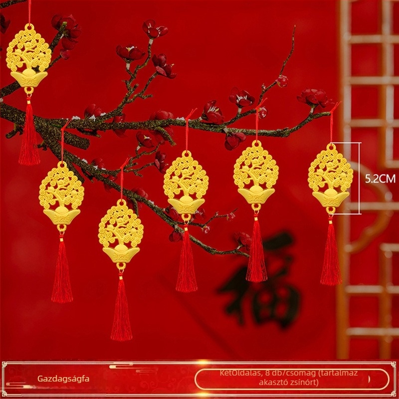 Lógó bonsai dísz — modell 69850, univerzális mini stílus, festési technika, eredet: Jinhua, megjelenés télen 2024