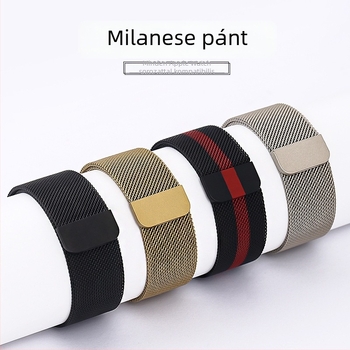 Milanese rozsdamentes acél karpánt mágneses csattal Apple Watch S9-hez