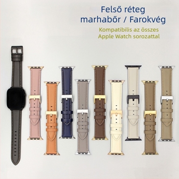 Valódi bőr Apple Watch szíj S11, Apple Watch SE kompatibilis, 42/46 mm, 20/22 mm