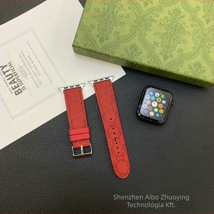 Apple Watch S8 szíj — Ablejoy PU anyag, Divat stílus, Kompatibilis Apple Watch-szal